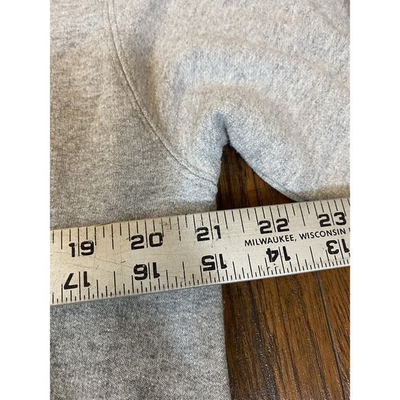 Champion Lewis And Clark College Hoodie Medium Pullover Grey Logo Authentic - Picture 7 of 9